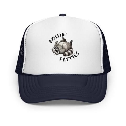 Rollin Fatties - Foam Trucker hat - Wears The MountainTrucker HatsWears The Mountain