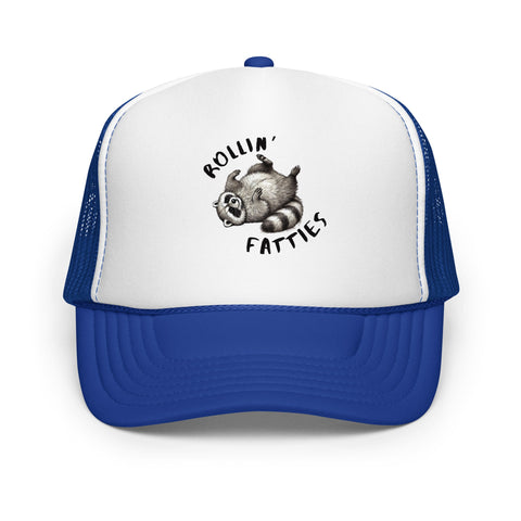 Rollin Fatties - Foam Trucker hat - Wears The MountainTrucker HatsWears The Mountain