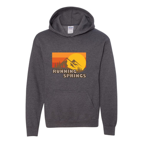 Running Springs Fall Sunset - Youth Hoodie - Wears The MountainSweaters/HoodiesPrint Melon Inc.