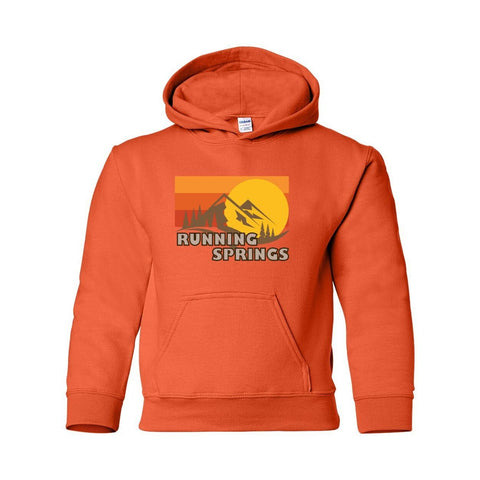 Running Springs Fall Sunset - Youth Hoodie - Wears The MountainSweaters/HoodiesPrint Melon Inc.