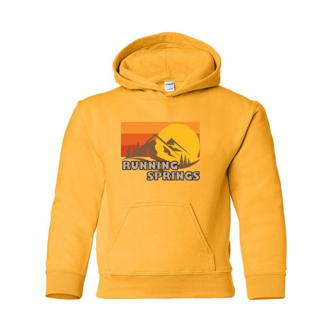 Running Springs Fall Sunset - Youth Hoodie - Wears The MountainSweaters/HoodiesPrint Melon Inc.