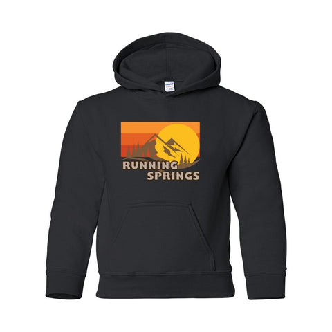 Running Springs Fall Sunset - Youth Hoodie - Wears The MountainSweaters/HoodiesPrint Melon Inc.