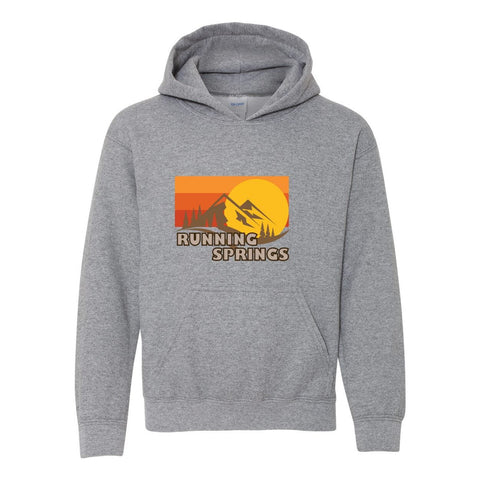 Running Springs Fall Sunset - Youth Hoodie - Wears The MountainSweaters/HoodiesPrint Melon Inc.
