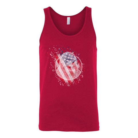 Sasquatch: Born in the USA - Unisex Jersey Tank - Wears The MountainTank TopsPrint Melon Inc.
