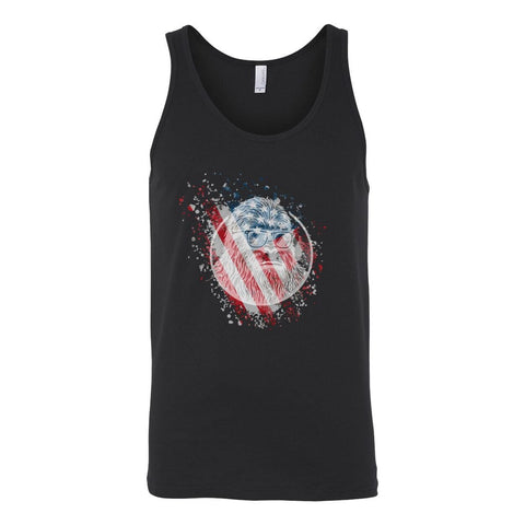 Sasquatch: Born in the USA - Unisex Jersey Tank - Wears The MountainTank TopsPrint Melon Inc.