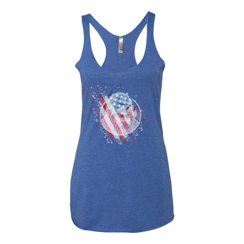 Sasquatch: Born in the USA - Women's Flowy Tank - Wears The MountainTank TopsPrint Melon Inc.