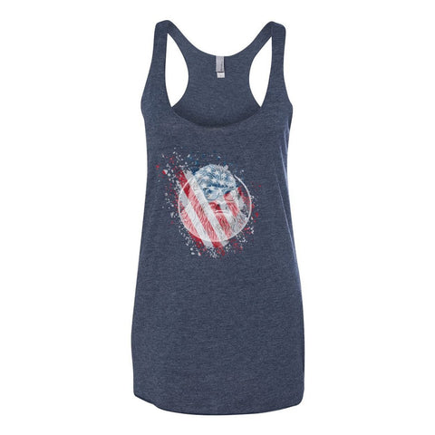 Sasquatch: Born in the USA - Women's Flowy Tank - Wears The MountainTank TopsPrint Melon Inc.