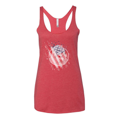 Sasquatch: Born in the USA - Women's Flowy Tank - Wears The MountainTank TopsPrint Melon Inc.