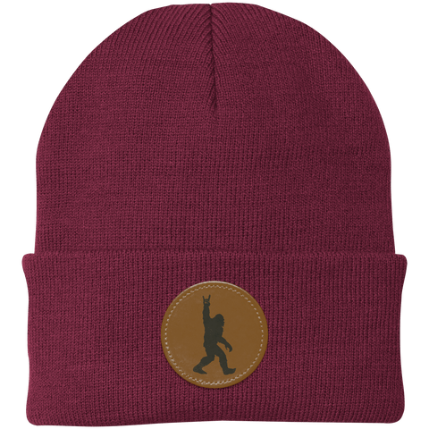 Sasquatch: Rock On - Patch Beanie - Wears The MountainHatsCustomCat