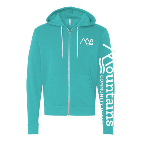 Mountains Community Health Moving Mountains - Zip up Hoodie