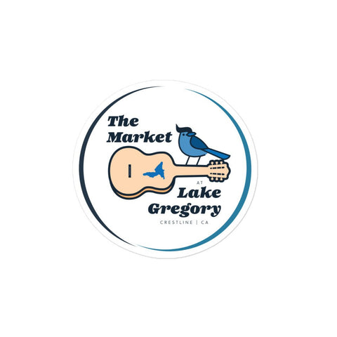 The Market at Lake Gregory - Circle Sticker - Wears The MountainWears The Mountain