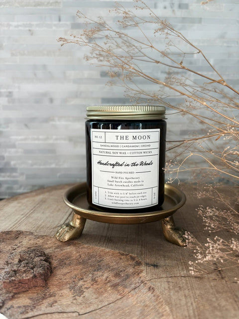The Moon (sandalwood, jasmine) - Wildfire Apothecary Candle - Wears The MountainCandlesWildfire Apothecary