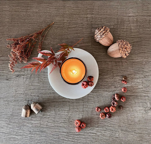 The Orchard (fresh apple, fallen leaves) - Wildfire Apothecary Candle - Wears The MountainCandlesWildfire Apothecary