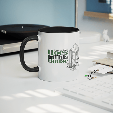 There's Some Hoes in This House - Accent Coffee Mug - Wears The MountainCoffee Mugsteelaunch