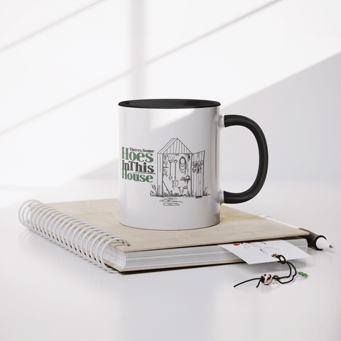 There's Some Hoes in This House - Accent Coffee Mug - Wears The MountainCoffee Mugsteelaunch