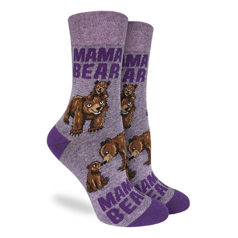 Women's Mama Bear Socks - Wears The MountainSocksGood Luck Sock