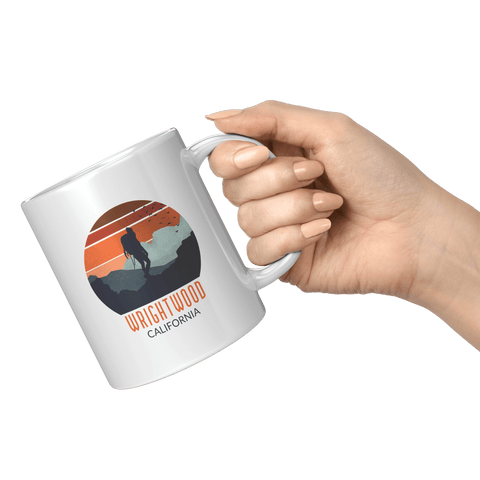 Wrightwood Backpacker Sunset - Accent Mug - Wears The MountainDrinkwareteelaunch