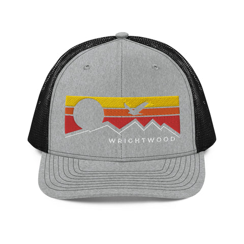 Wrightwood Flying Sunset - Trucker Hat - Wears The MountainWears The Mountain