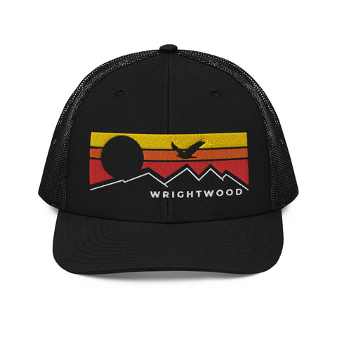 Wrightwood Flying Sunset - Trucker Hat - Wears The MountainWears The Mountain