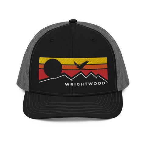 Wrightwood Flying Sunset - Trucker Hat - Wears The MountainWears The Mountain