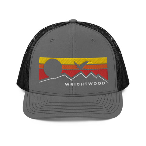 Wrightwood Flying Sunset - Trucker Hat - Wears The MountainWears The Mountain