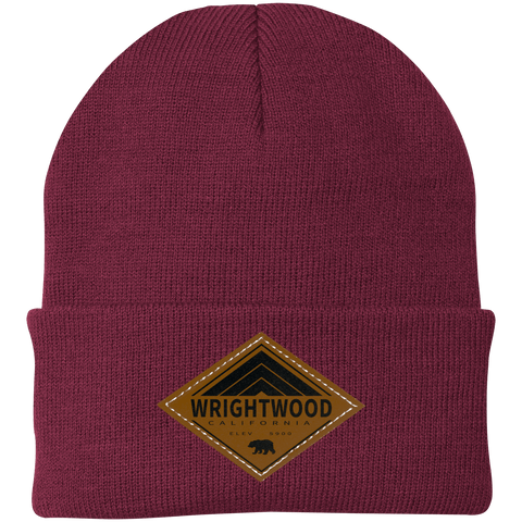 Wrightwood Retro Diamond - Patch Beanie - Wears The MountainHatsCustomCat