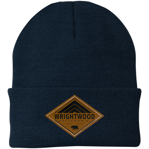 Wrightwood Retro Diamond - Patch Beanie - Wears The MountainHatsCustomCat