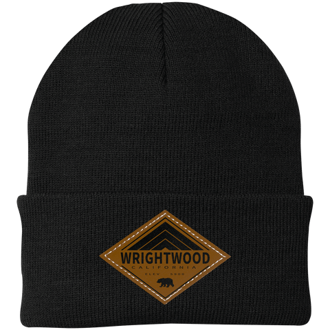 Wrightwood Retro Diamond - Patch Beanie - Wears The MountainHatsCustomCat