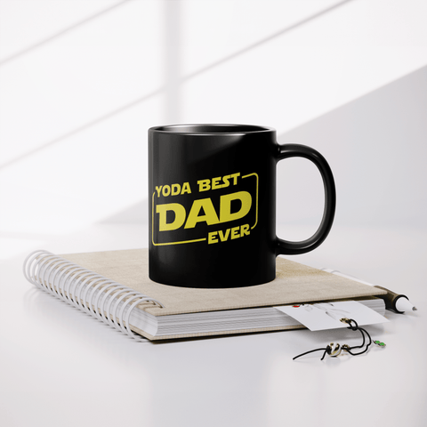 Yoda Best Dad - Black Mug - Wears The MountainCoffee Mugsteelaunch
