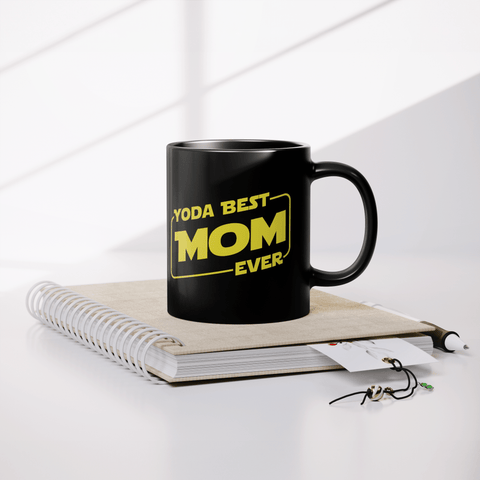 Yoda Best Mom - Black Mug - Wears The MountainCoffee Mugsteelaunch