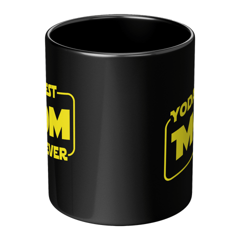 Yoda Best Mom - Black Mug - Wears The MountainCoffee Mugsteelaunch