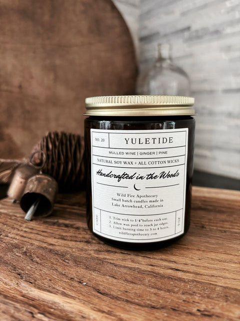 Yuletide (mulled wine, ginger, pine) - Wildfire Apothecary Candle - Wears The MountainCandlesWildfire Apothecary