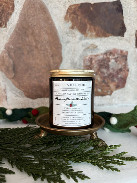 Yuletide (mulled wine, ginger, pine) - Wildfire Apothecary Candle - Wears The MountainCandlesWildfire Apothecary