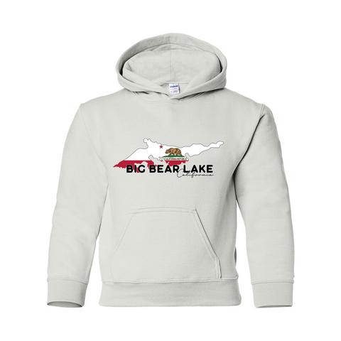 Big Bear Lake Flag - Youth Hoodie - Wears The Mountain