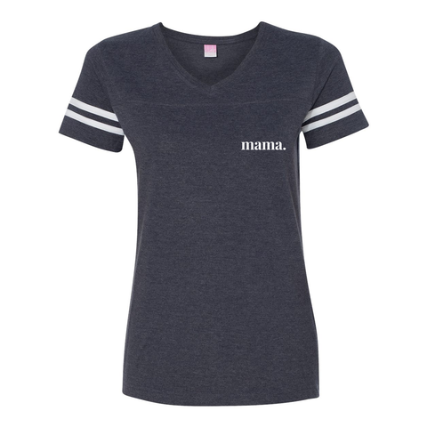 mama. - Women's Football Jersey T