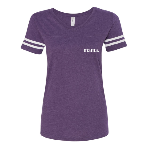 mama. - Women's Football Jersey T