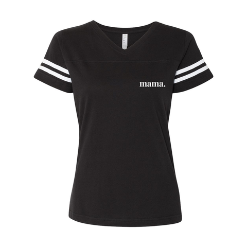 mama. - Women's Football Jersey T