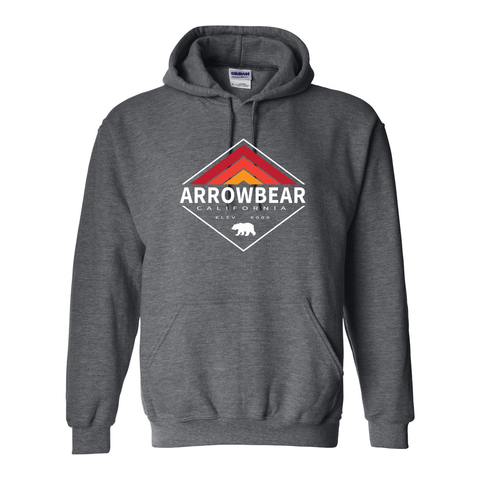 Arrowbear Retro Diamond - Hooded Sweatshirt - Wears The MountainSweaters/HoodiesPrint Melon Inc.
