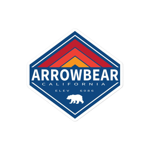 Arrowbear Retro Diamond - Sticker - Wears The MountainStickersWears The Mountain