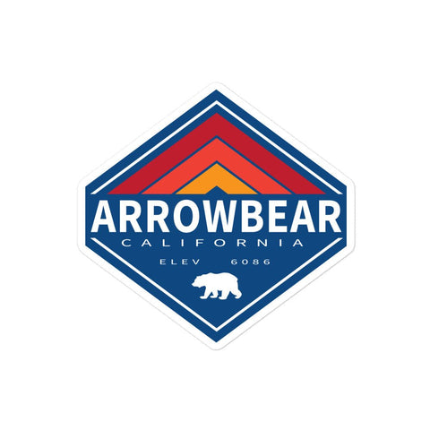 Arrowbear Retro Diamond - Sticker - Wears The MountainStickersWears The Mountain