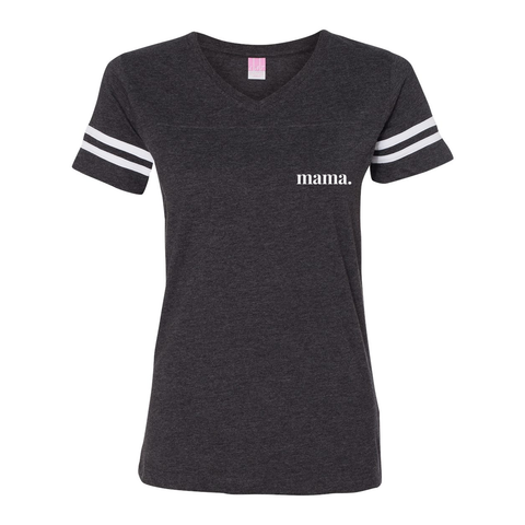 mama. - Women's Football Jersey T