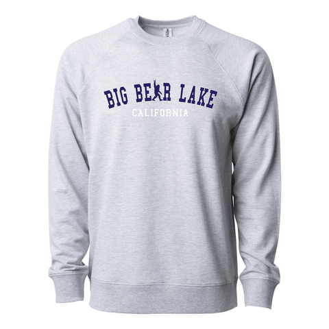 Big Bear Lake College Sasquatch - Lightweight Crewneck Sweatshirt - Wears The MountainSweaters/HoodiesPrint Melon Inc.