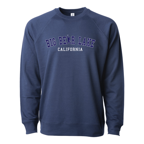 Big Bear Lake College Sasquatch - Lightweight Crewneck Sweatshirt - Wears The MountainSweaters/HoodiesPrint Melon Inc.