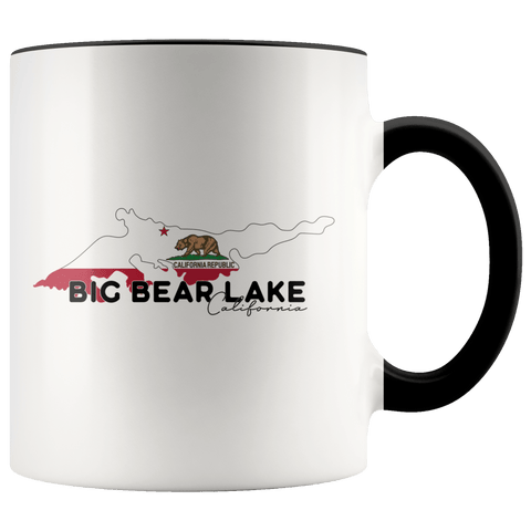 Big Bear Lake Flag - Accent Coffee Mug - Wears The MountainDrinkwareteelaunch