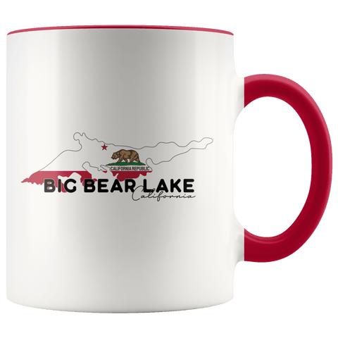 Big Bear Lake Flag - Accent Coffee Mug - Wears The MountainDrinkwareteelaunch
