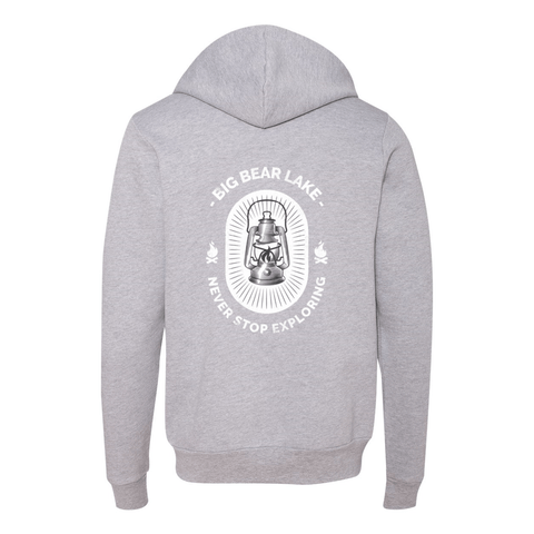 Big Bear Lake Lantern - Zip Up Hoodie - Wears The MountainSweaters/HoodiesPrint Melon Inc.
