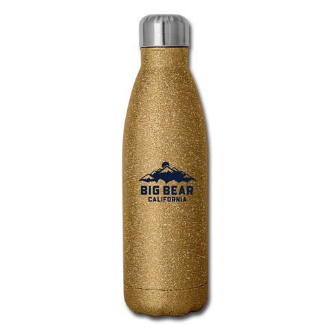 Big Bear Lake Mountains - Insulated Stainless Steel Water Bottle - Wears The MountainDrinkwareSPOD