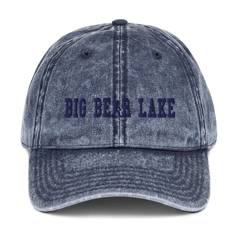 Big Bear Lake Sasquatch - Vintage Dad Hat - Wears The MountainWears The Mountain