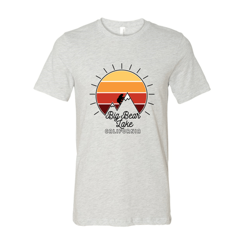 Big Bear Mountain Sunset - Unisex Jersey T - Wears The MountainT-ShirtsPrint Melon Inc.