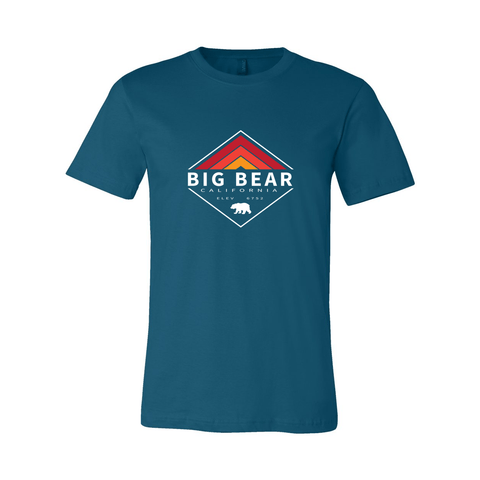 Big Bear Retro Diamond - Unisex Jersey T - Wears The MountainT-ShirtsPrint Melon Inc.